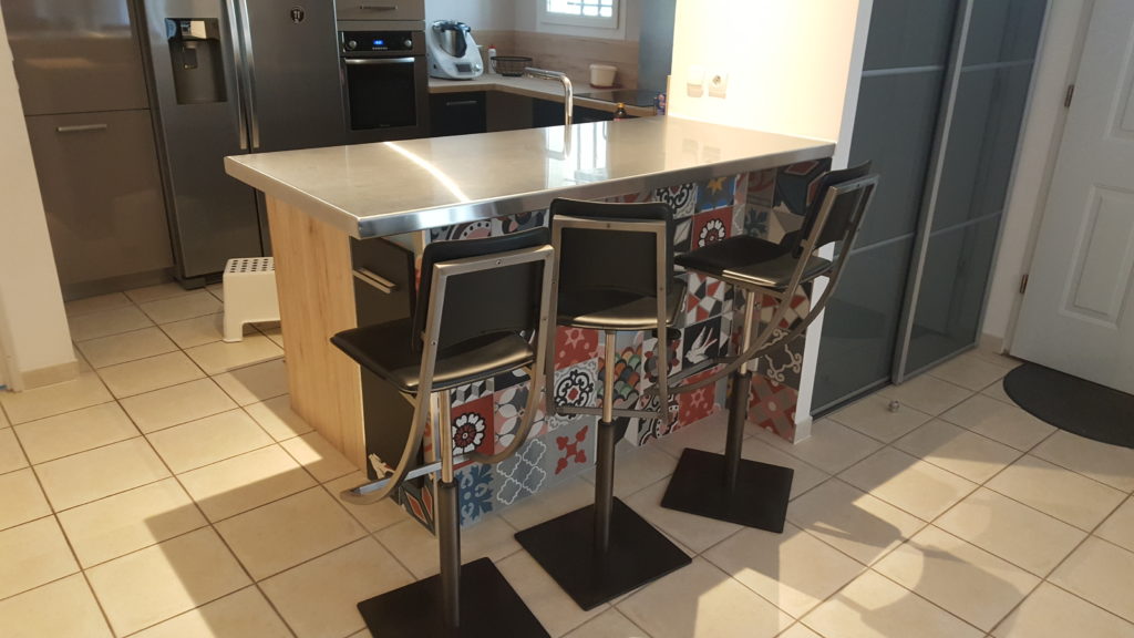 Mini bar Inox brossé - Clarensac (Gard 30)