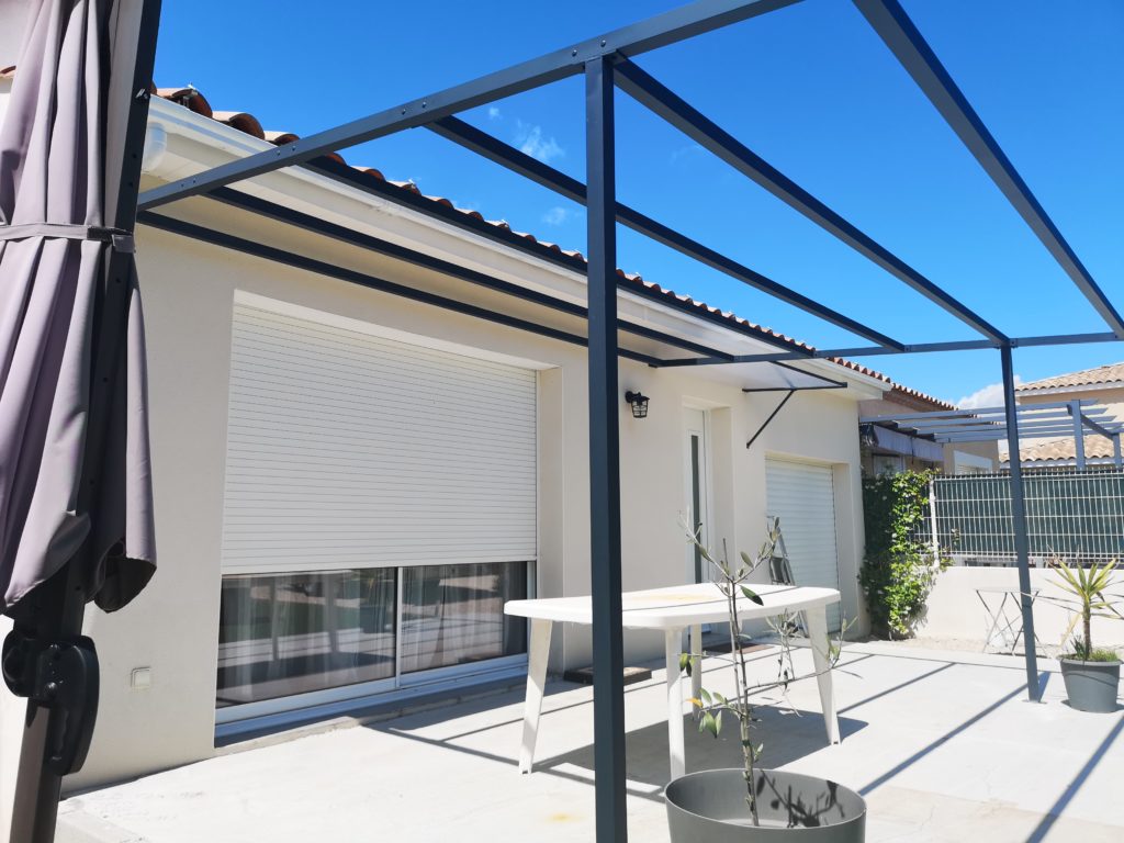 Pergola aluminium - BUZIGNARGUES (Hérault 34)