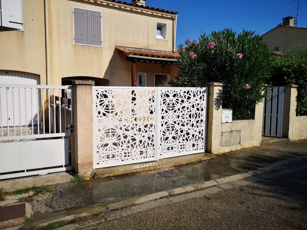 Portail battant et portillon - Nîmes (Gard 30)