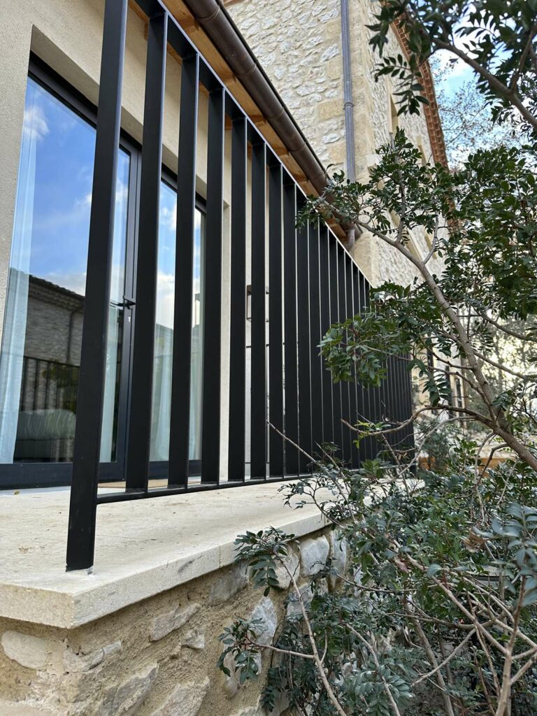 Garde corps et rampe - Pouzilhac (Gard 30)